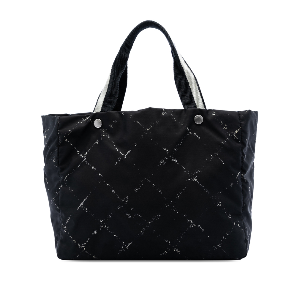 Pre-Loved Chanel Old Travel Line Nylon Tote